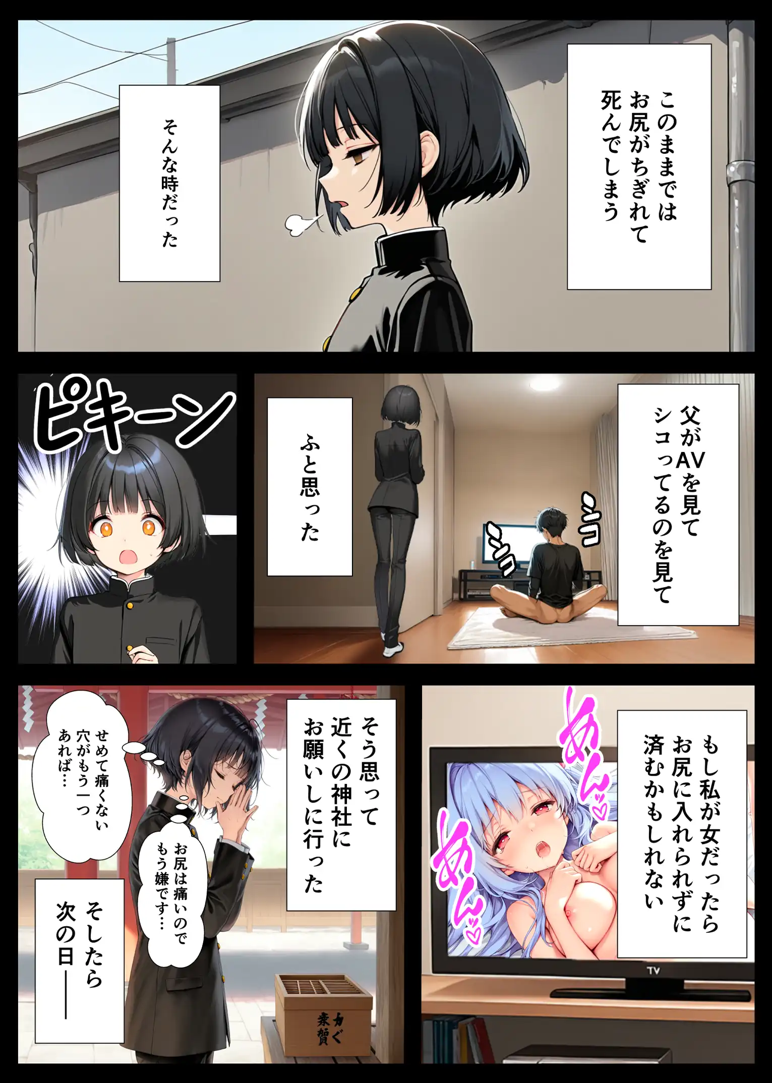 『セックスが嫌いなジト目TS家出少女が一晩でメス堕ちする話』（作：悪魔ほろほろ）の試し読み画像37