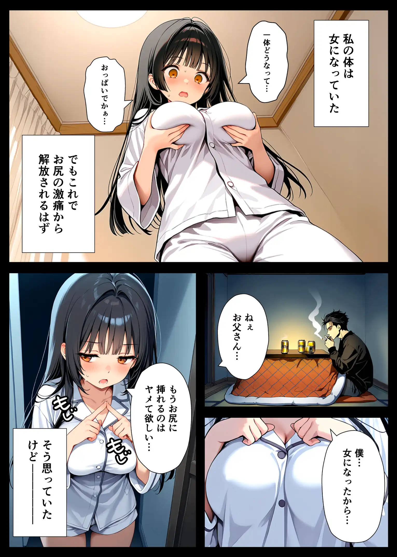 『セックスが嫌いなジト目TS家出少女が一晩でメス堕ちする話』（作：悪魔ほろほろ）の試し読み画像38