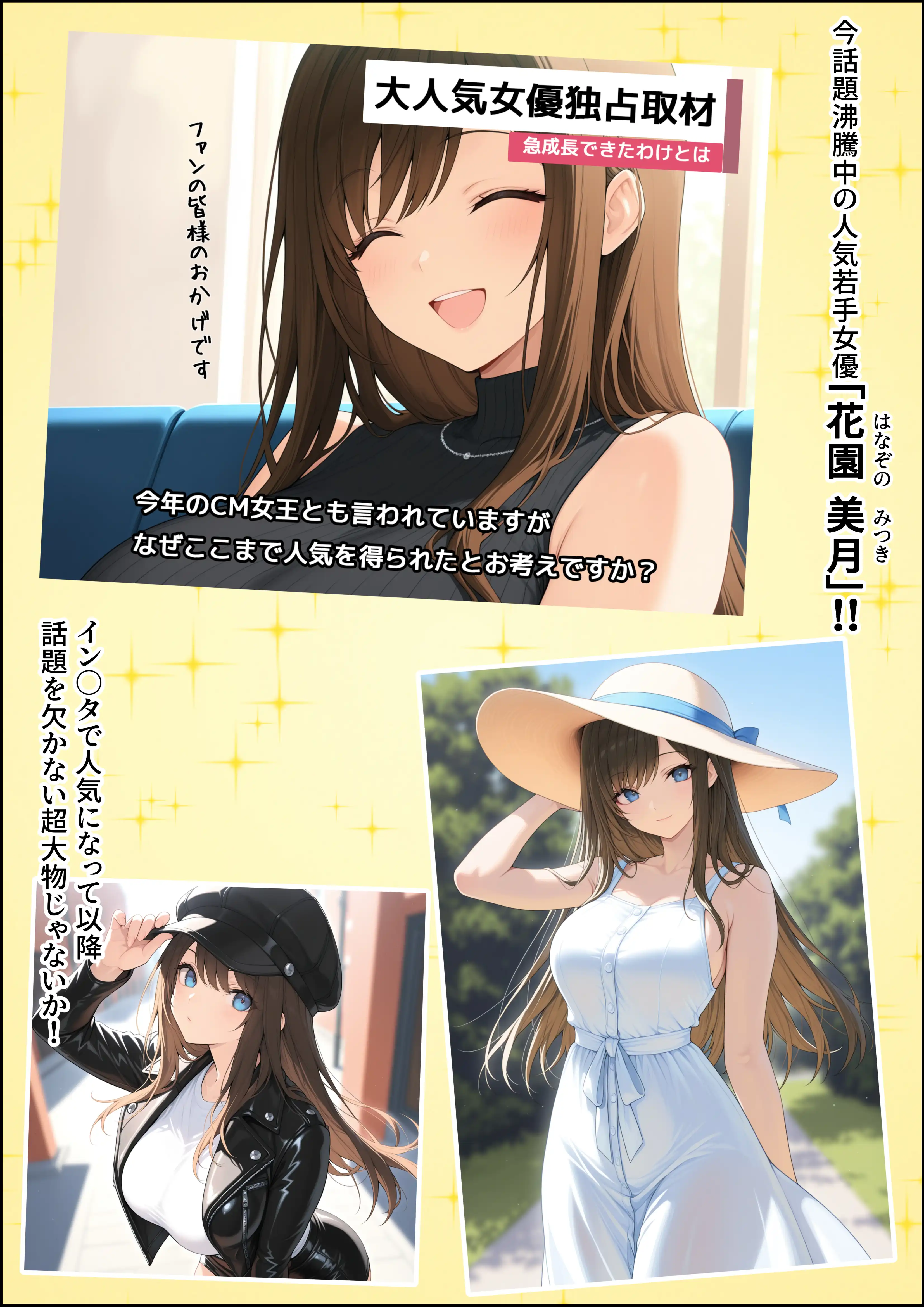 『一獲千女〜女が当たる宝くじで一等を当てた男〜【人気若手女優編】』（作：しゃる）の試し読み画像3