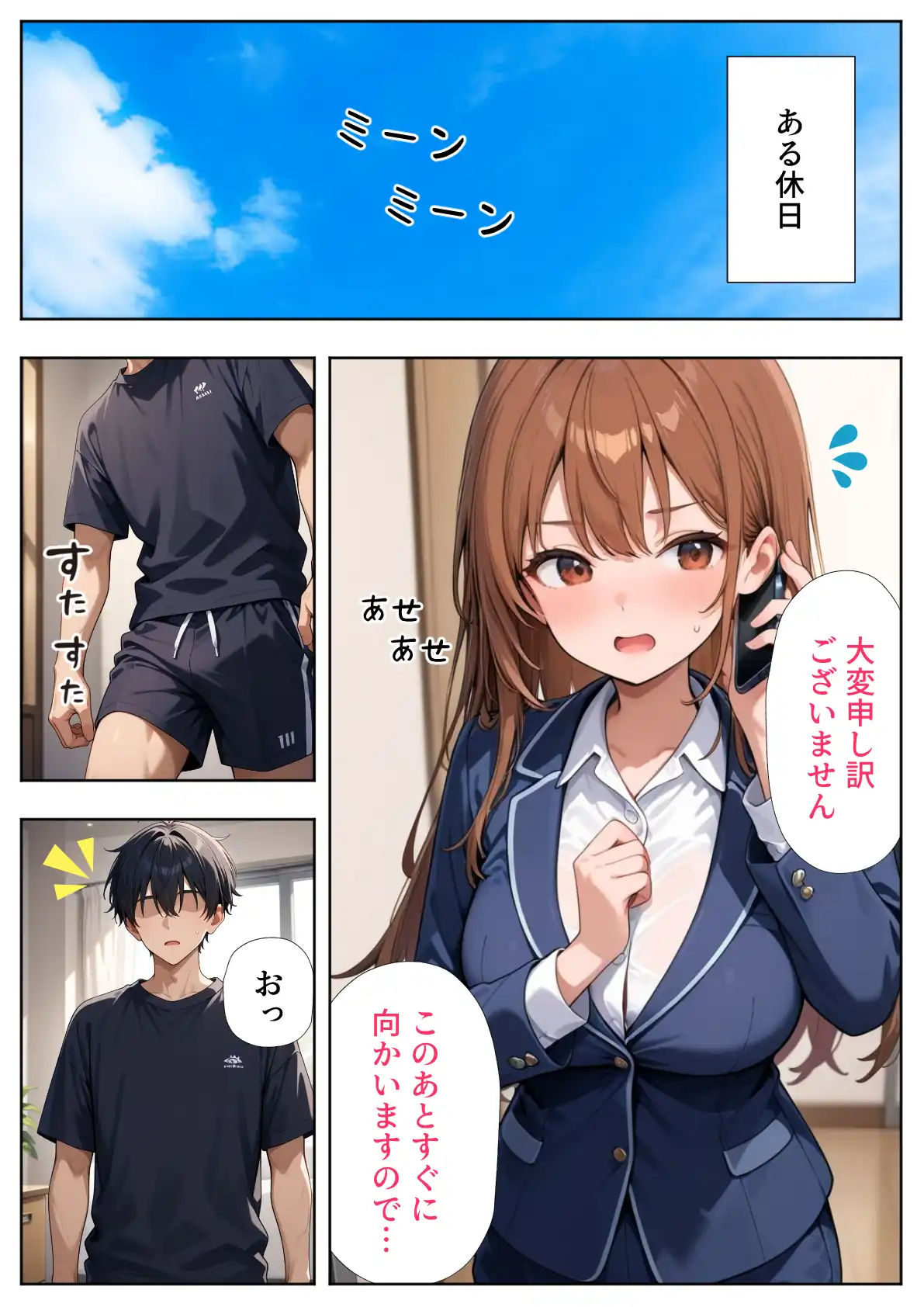 『居候した彼女の家で毎日絞り取られた話』(作:ぱにぱに)の試し読み画像10