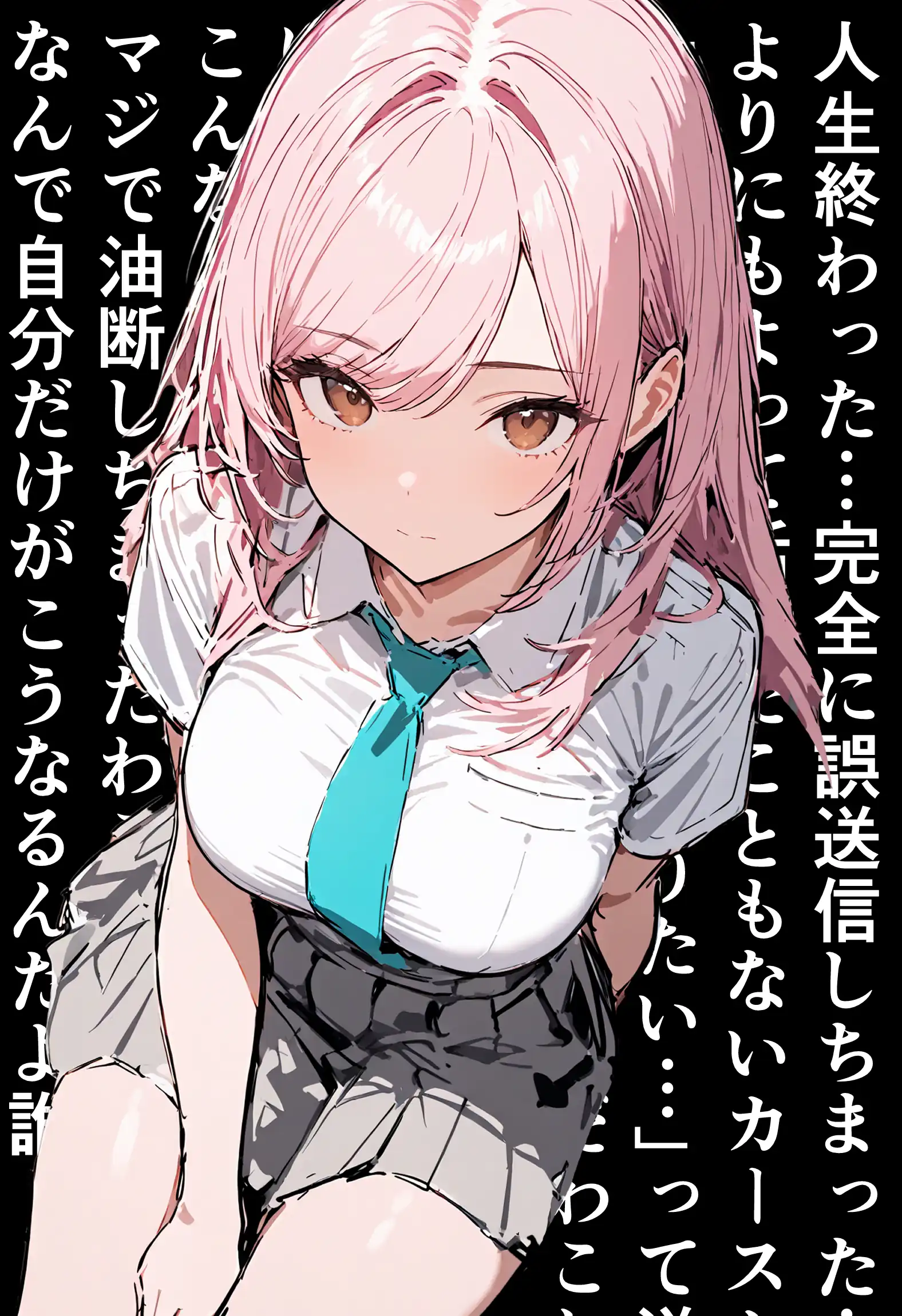 『好きなギャルに誤送信したら、実はハメ撮りされるのが好きなドМ変態女だった話』（作：晒し屋匿名X）の試し読み画像10