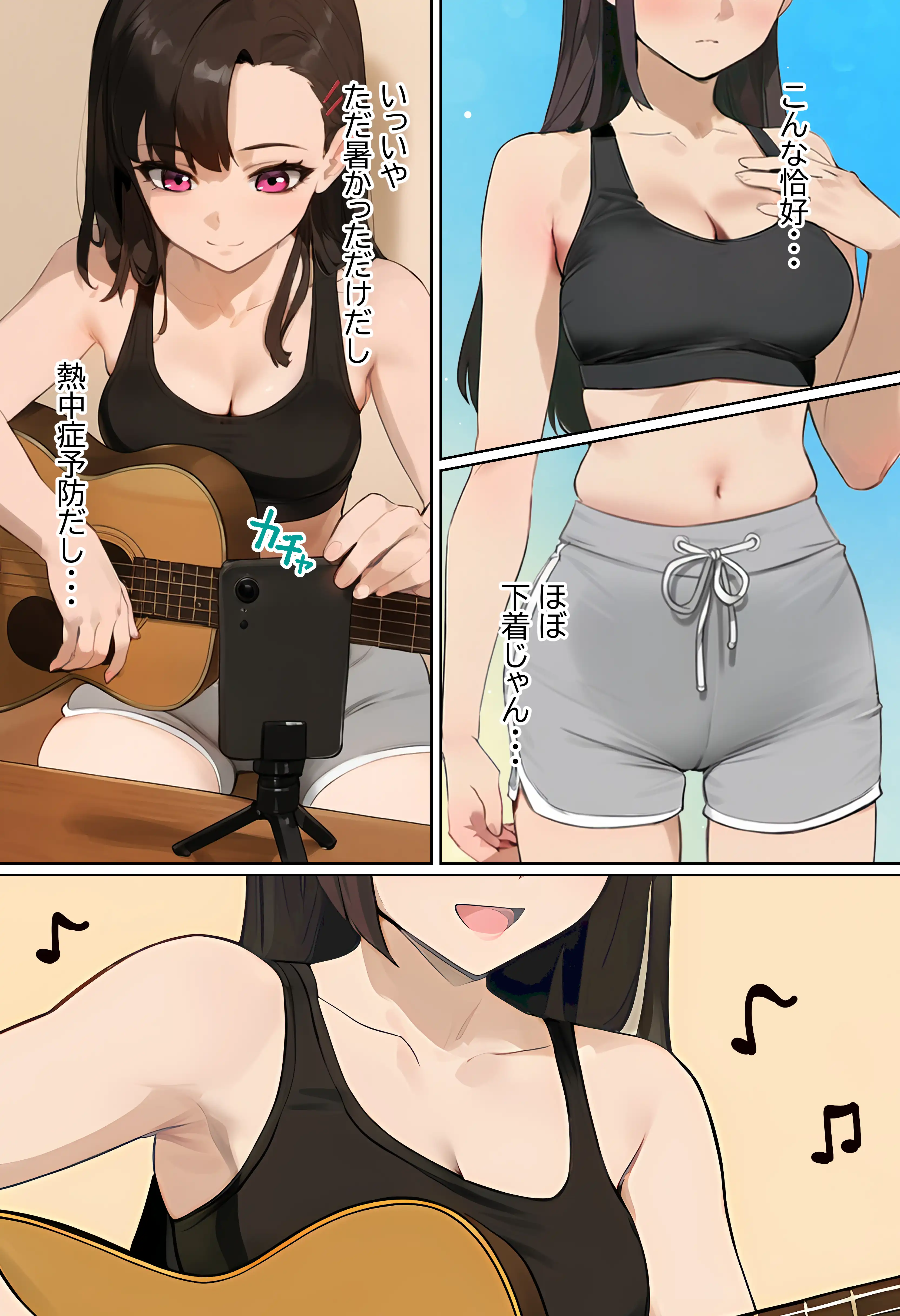 『【裏実話】承認欲求に負けた歌好き陰キャkana.（18）、エロ垢転生で担任に身バレ→人生終了のお知らせ?（＾o＾）/www』（作：実話本舗）の試し読み画像22