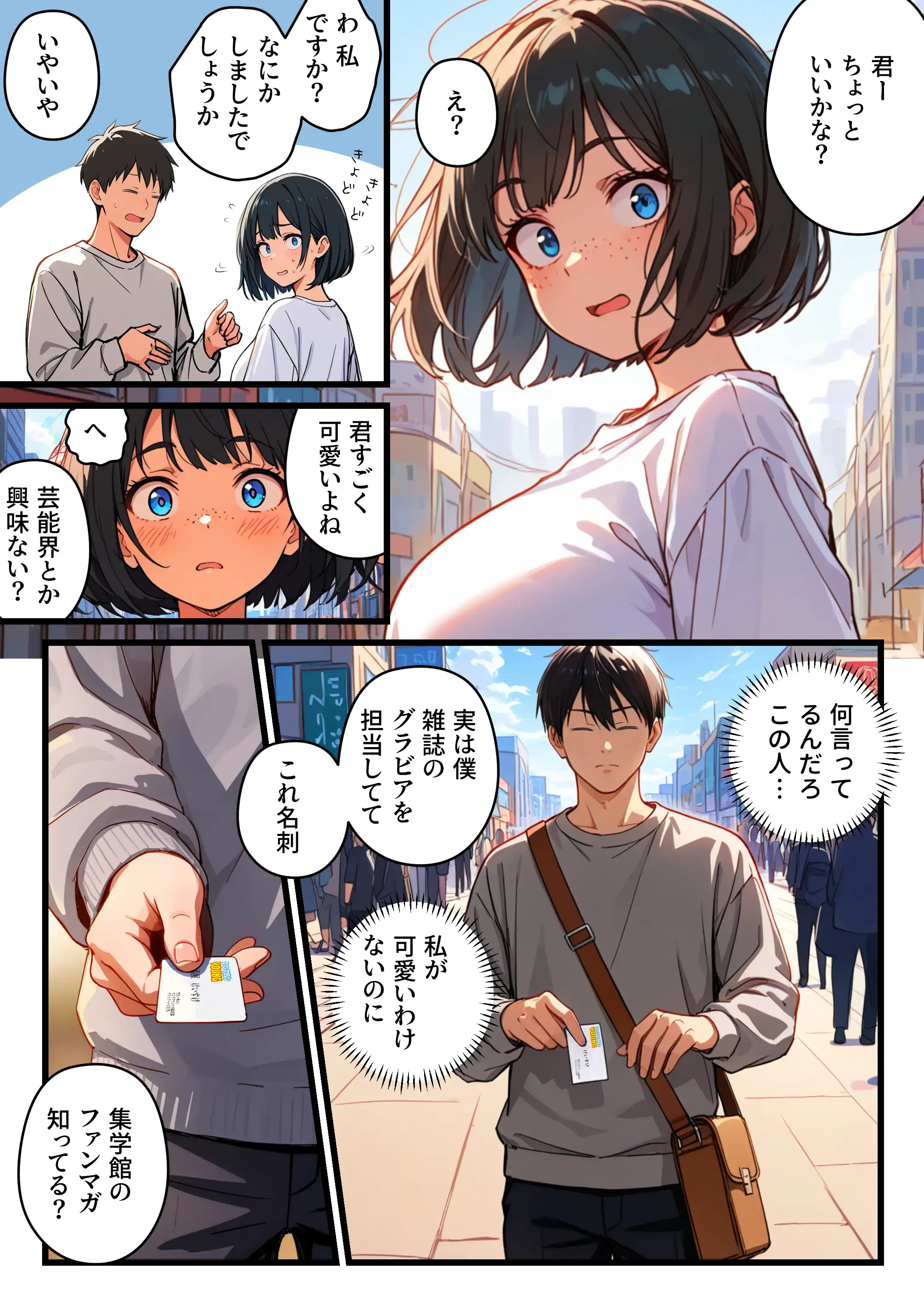 『 【炎上】モサオタ系ブス女子がグラビアアイドルになってクソビッチ本性バレ！ガチセックス動画流出してみんなのオカズになり果てるwww』（作：テンプラきのこ）の試し読み画像3