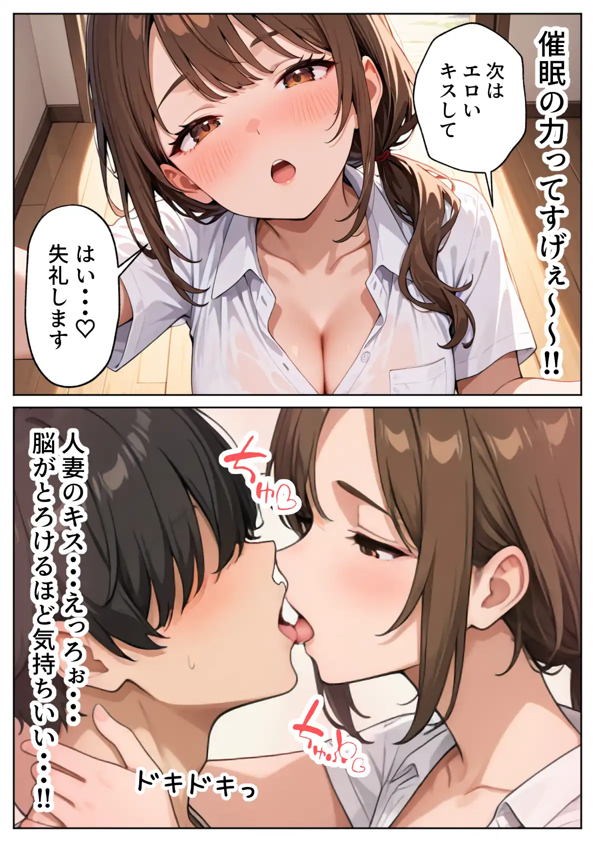 『スーパーの人妻がエロすぎて催●アプリで寝取りました』（作：ぱにぱに）の試し読み画像11