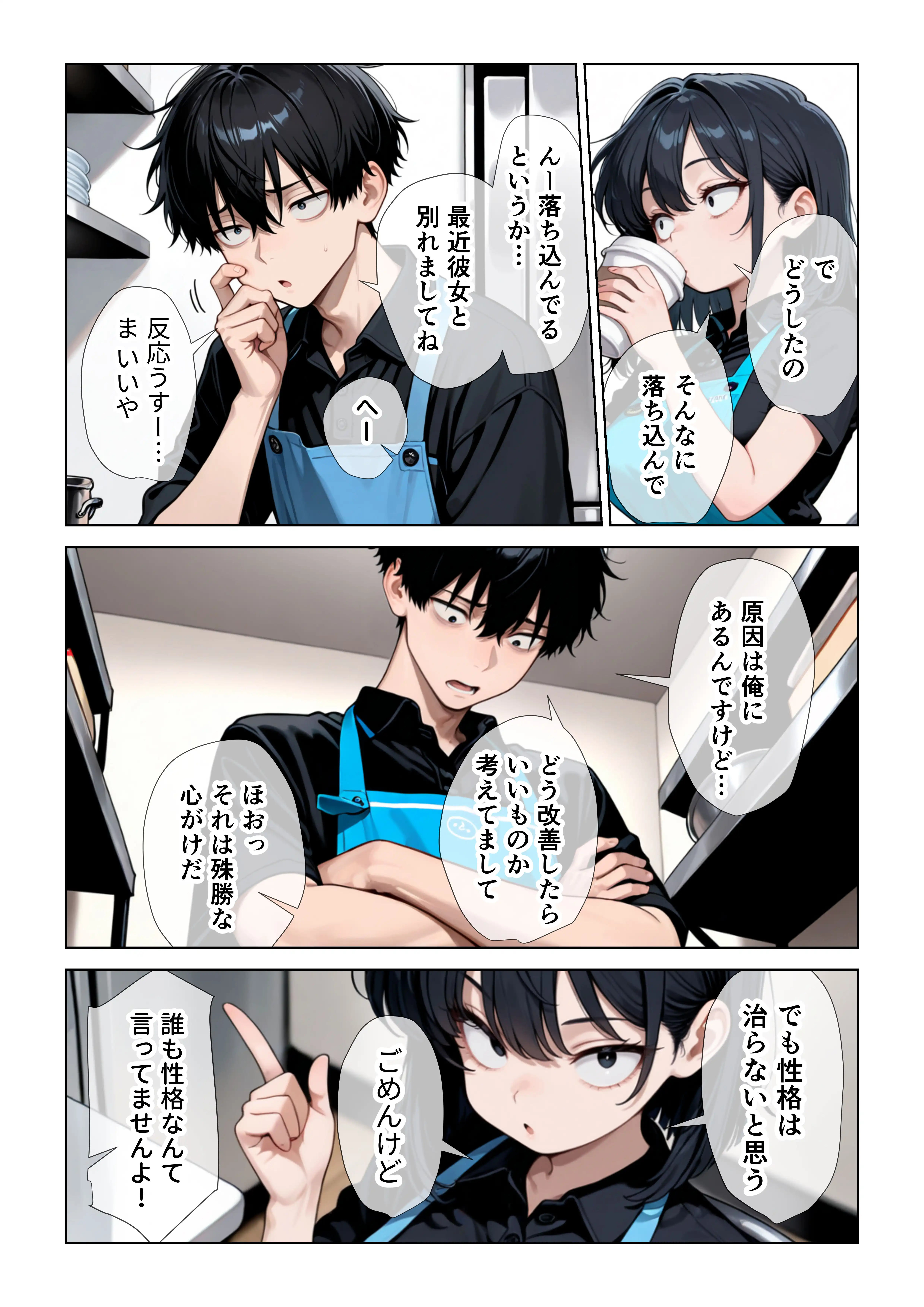 『オナニーしすぎて遅漏の俺が先輩の執拗なキスハメと中出し懇願で暴発させられた挙句イキ癖つけられて早漏になっちゃった話』（作：ぱびゅ）の試し読み画像4