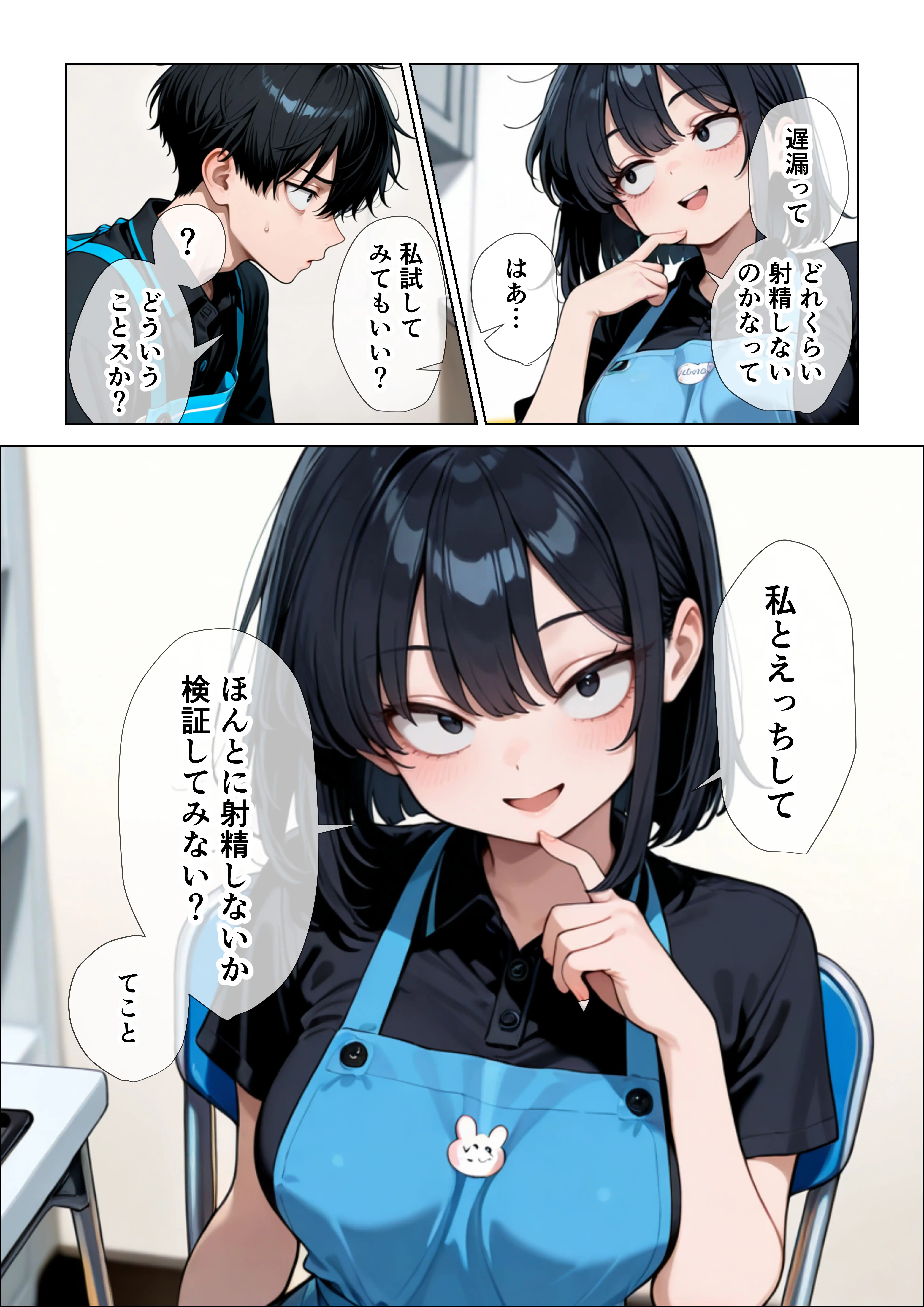 『オナニーしすぎて遅漏の俺が先輩の執拗なキスハメと中出し懇願で暴発させられた挙句イキ癖つけられて早漏になっちゃった話』（作：ぱびゅ）の試し読み画像8